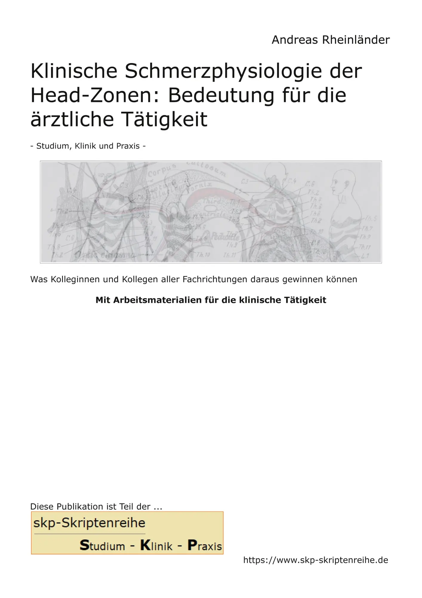 Cover: 9783769324686 | Klinische Schmerzphysiologie der Head-Zonen: Bedeutung für die...