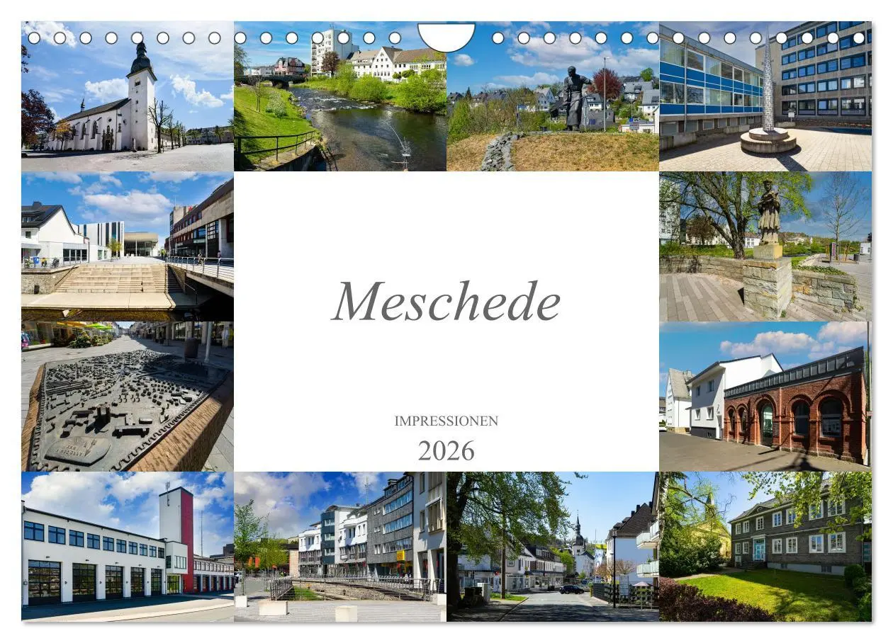 Cover: 9783457604786 | Meschede Impressionen (Wandkalender 2026 DIN A4 quer), CALVENDO...