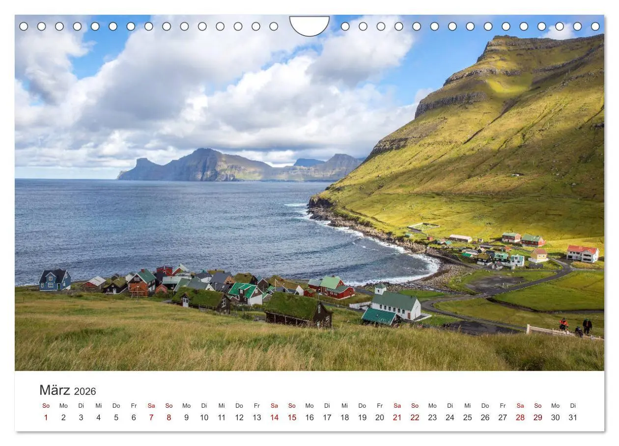 Bild: 9783457774786 | Zauber der Färöer Inseln (Wandkalender 2026 DIN A4 quer), CALVENDO...
