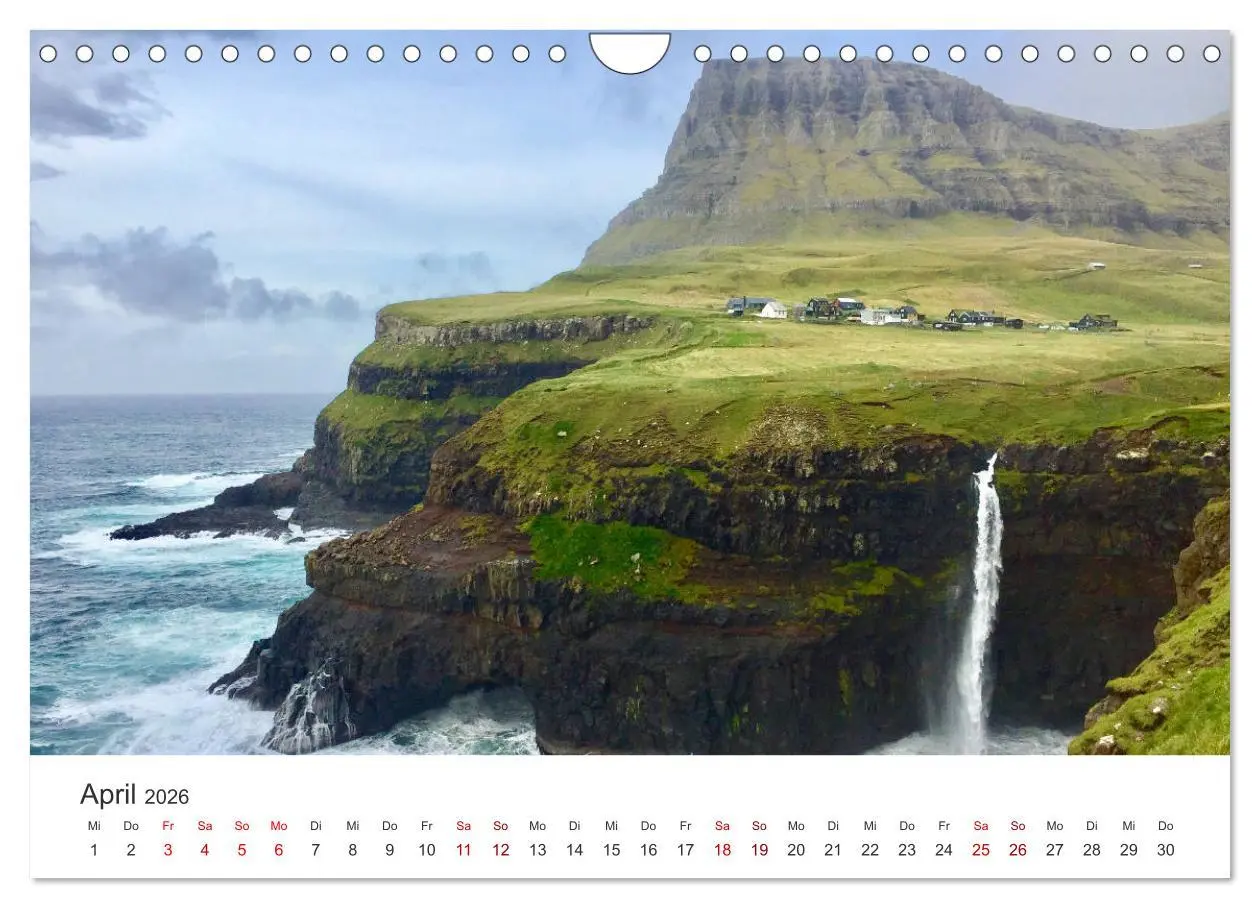 Bild: 9783457774786 | Zauber der Färöer Inseln (Wandkalender 2026 DIN A4 quer), CALVENDO...