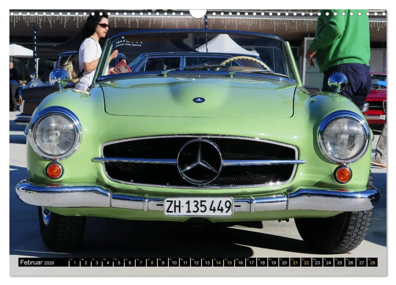 Bild: 9783457914786 | Mercedes SL Classics (Wandkalender 2026 DIN A3 quer), CALVENDO...