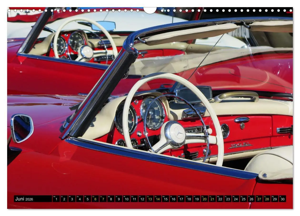 Bild: 9783457914786 | Mercedes SL Classics (Wandkalender 2026 DIN A3 quer), CALVENDO...
