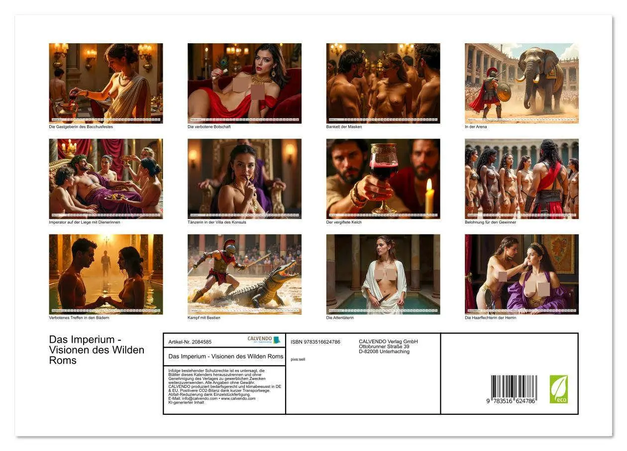 Bild: 9783516624786 | Das Imperium - Visionen des Wilden Roms (Wandkalender 2026 DIN A3...