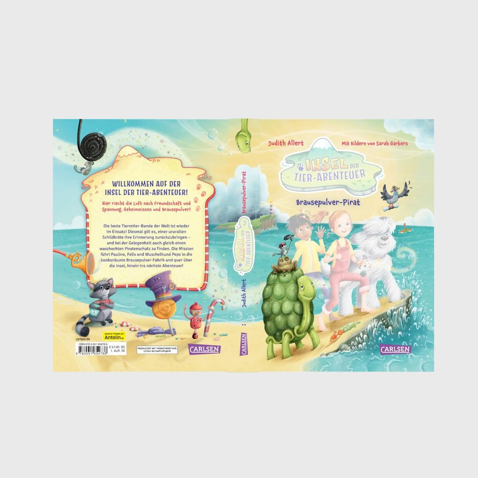 Bild: 9783551654786 | Insel der Tier-Abenteuer 3: Brausepulver-Pirat | Judith Allert | Buch