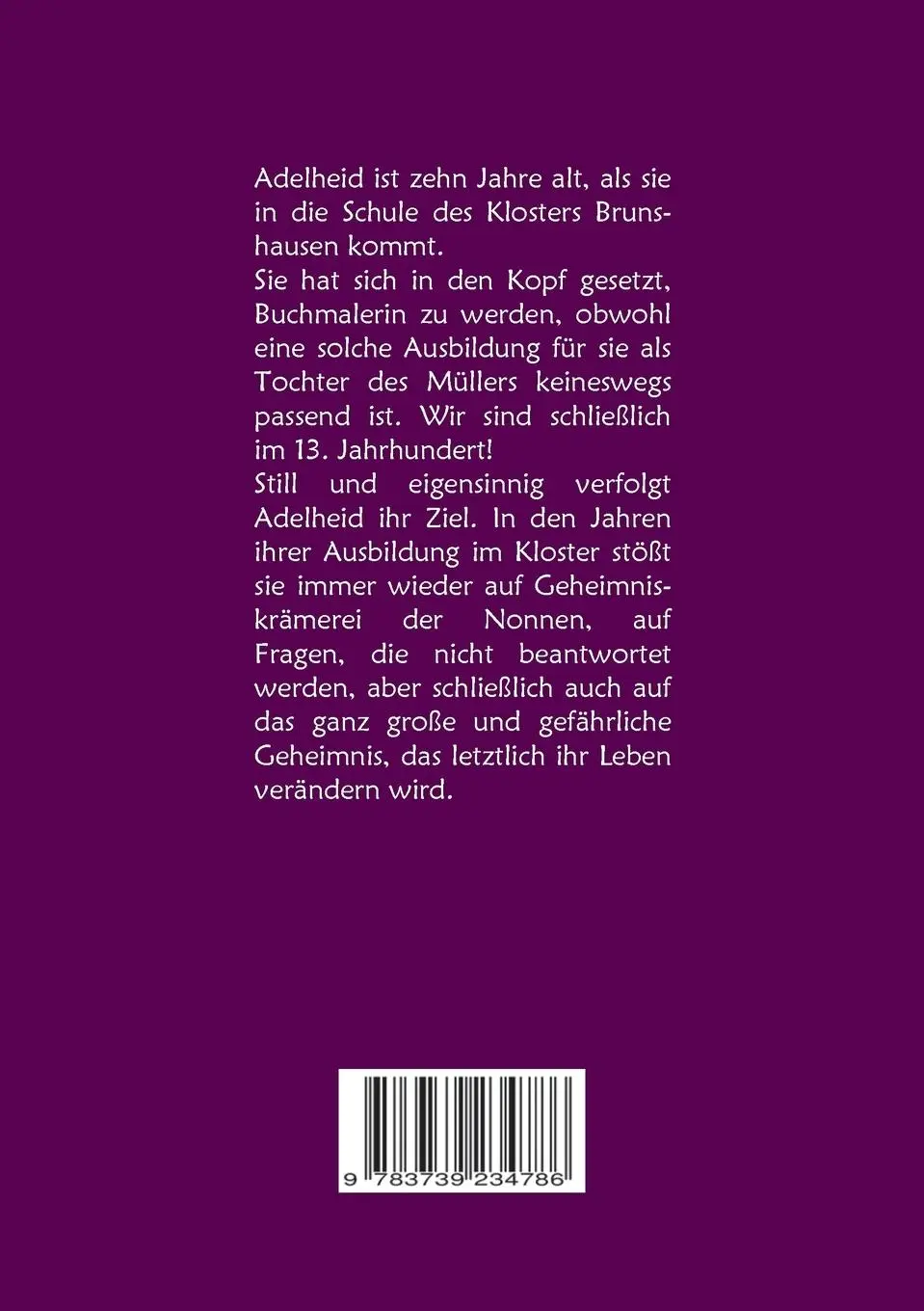 Rückseite: 9783739234786 | Adelheid | Das Geheimnis von Brunshausen | Lore I. Lehmann | Buch