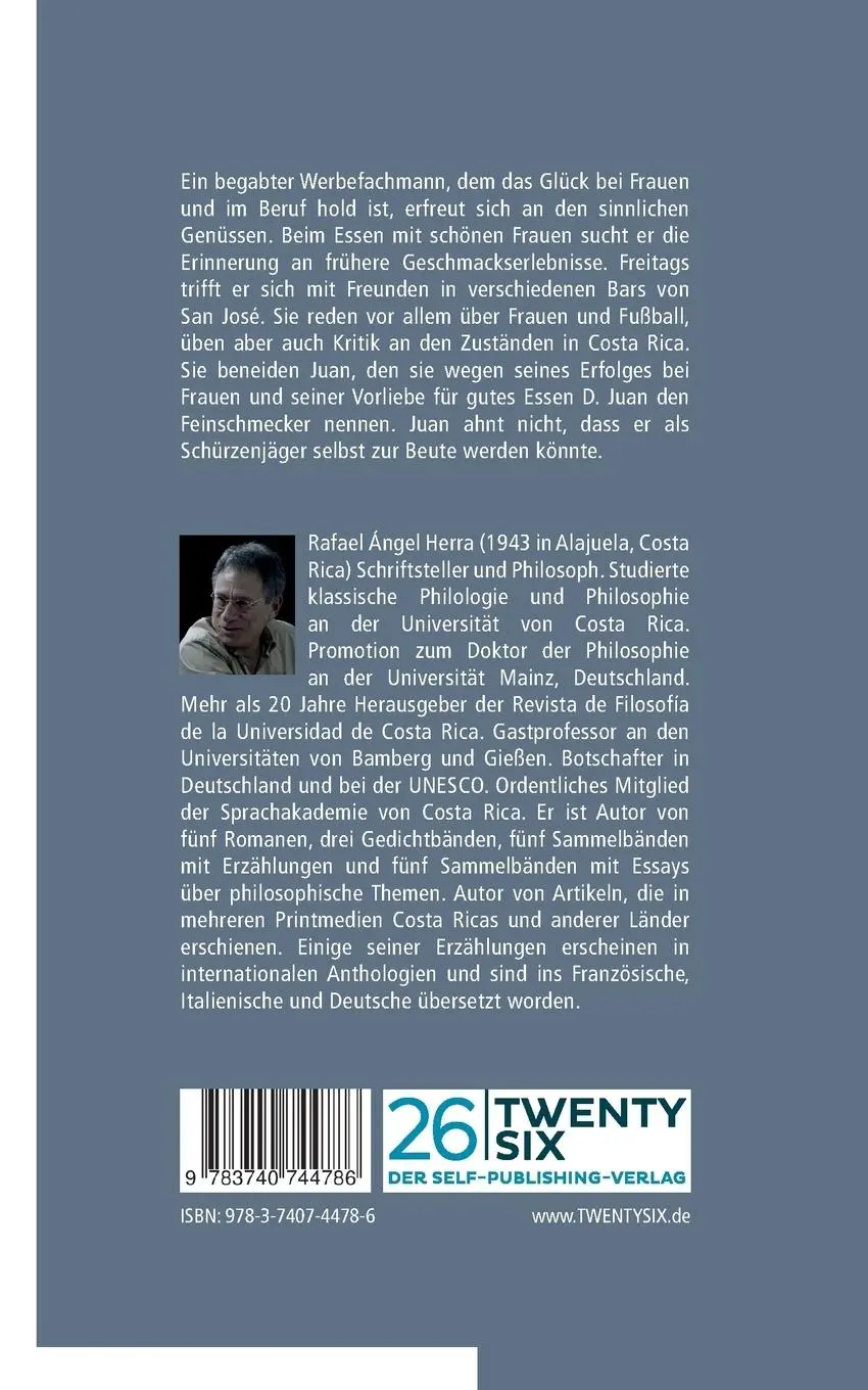 Rückseite: 9783740744786 | Don Juan der Feinschmecker | Rafael Angel Herra | Taschenbuch | 276 S.