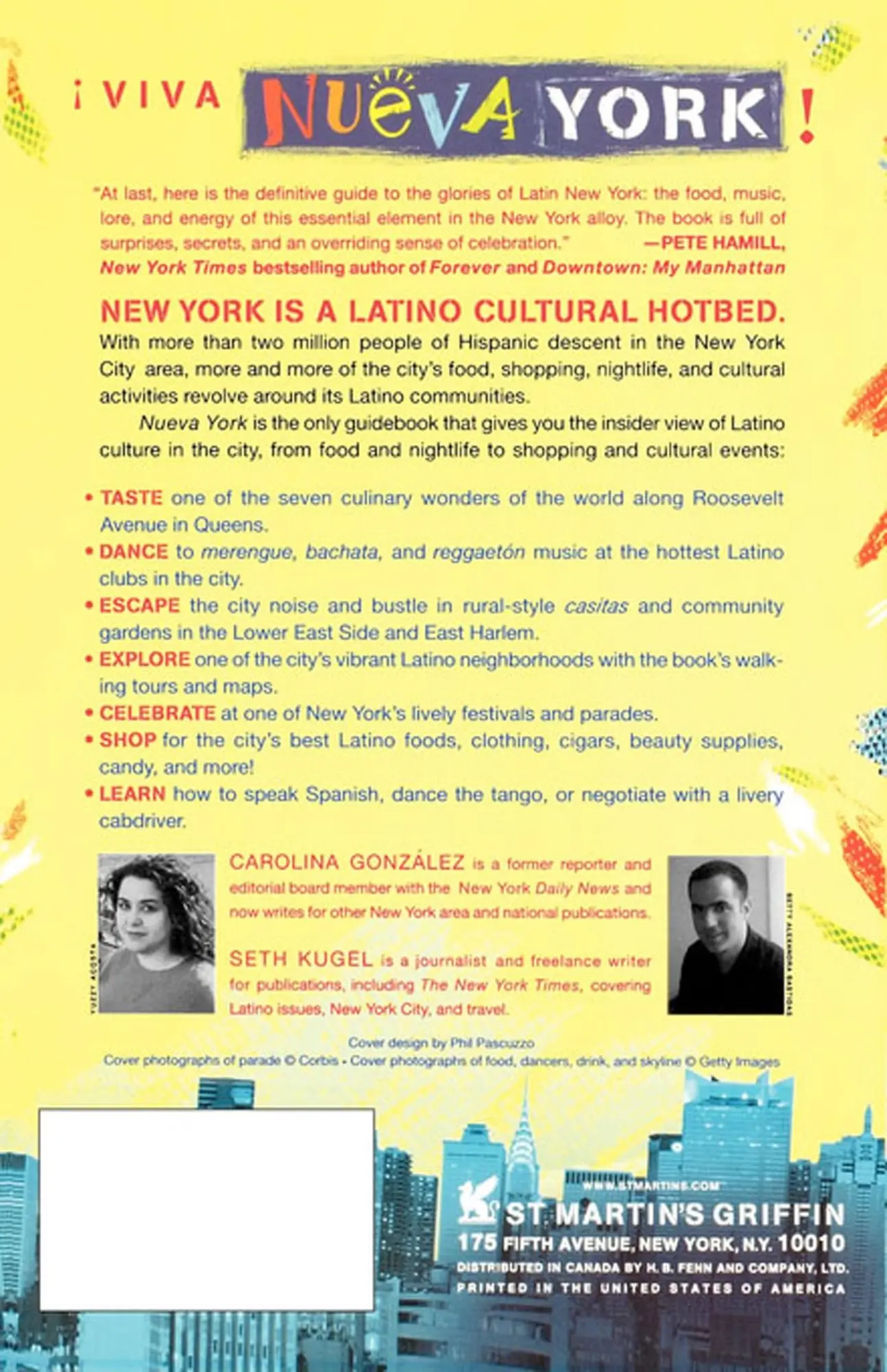Rückseite: 9780312354886 | Nueva York | The Complete Guide to Latino Life in the Five Boroughs