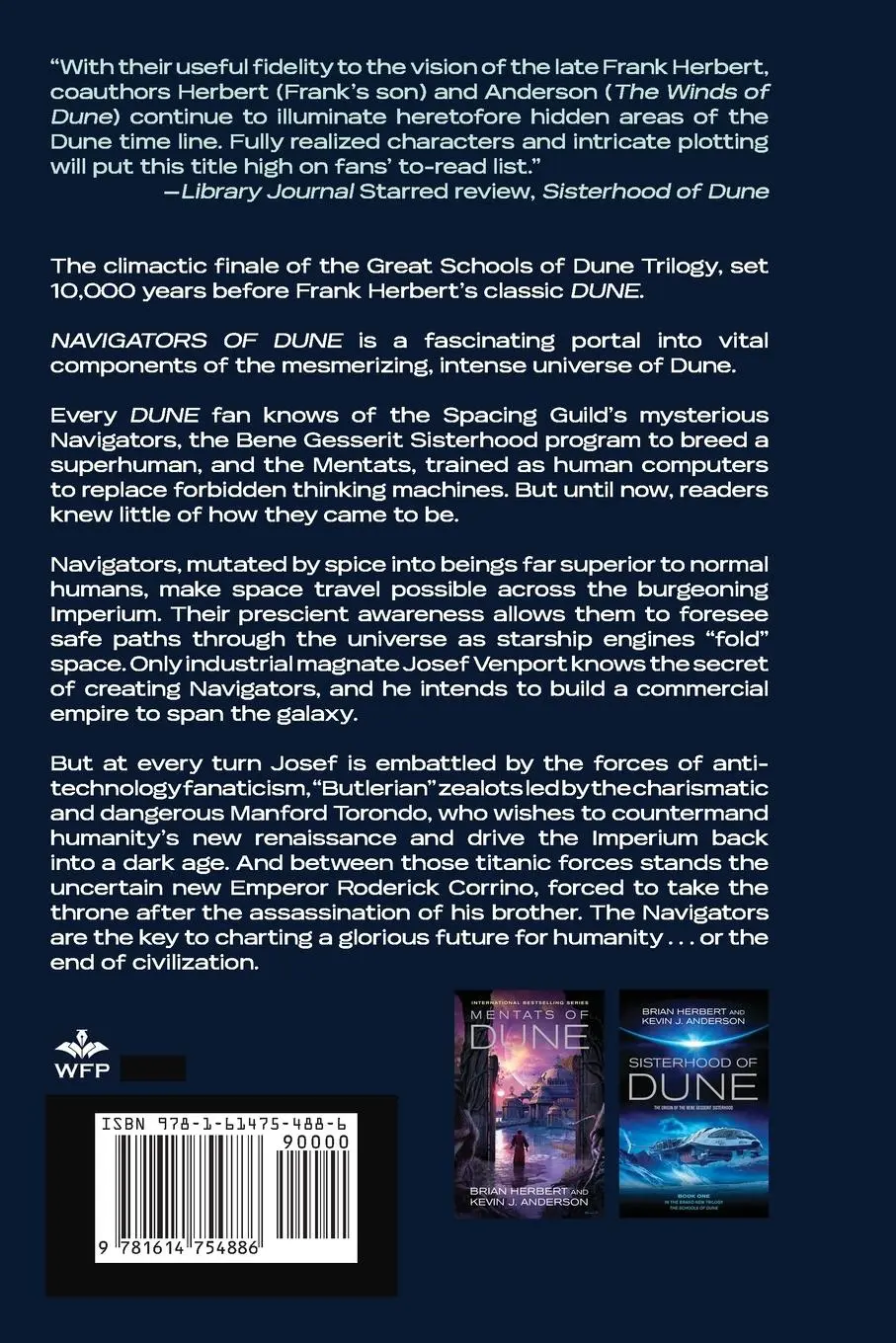 Rückseite: 9781614754886 | Navigators of Dune | Brian Herbert (u. a.) | Taschenbuch | Englisch