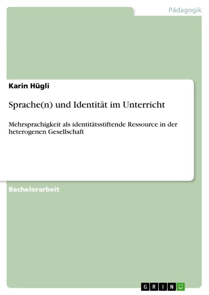 Cover: 9783389074886 | Sprache(n) und Identität im Unterricht | Karin Hügli | Taschenbuch