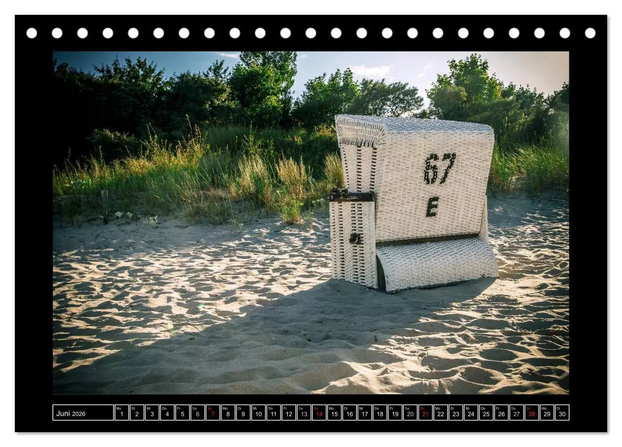 Bild: 9783516164886 | Usedom - Träume einer Insel (Tischkalender 2026 DIN A5 quer),...