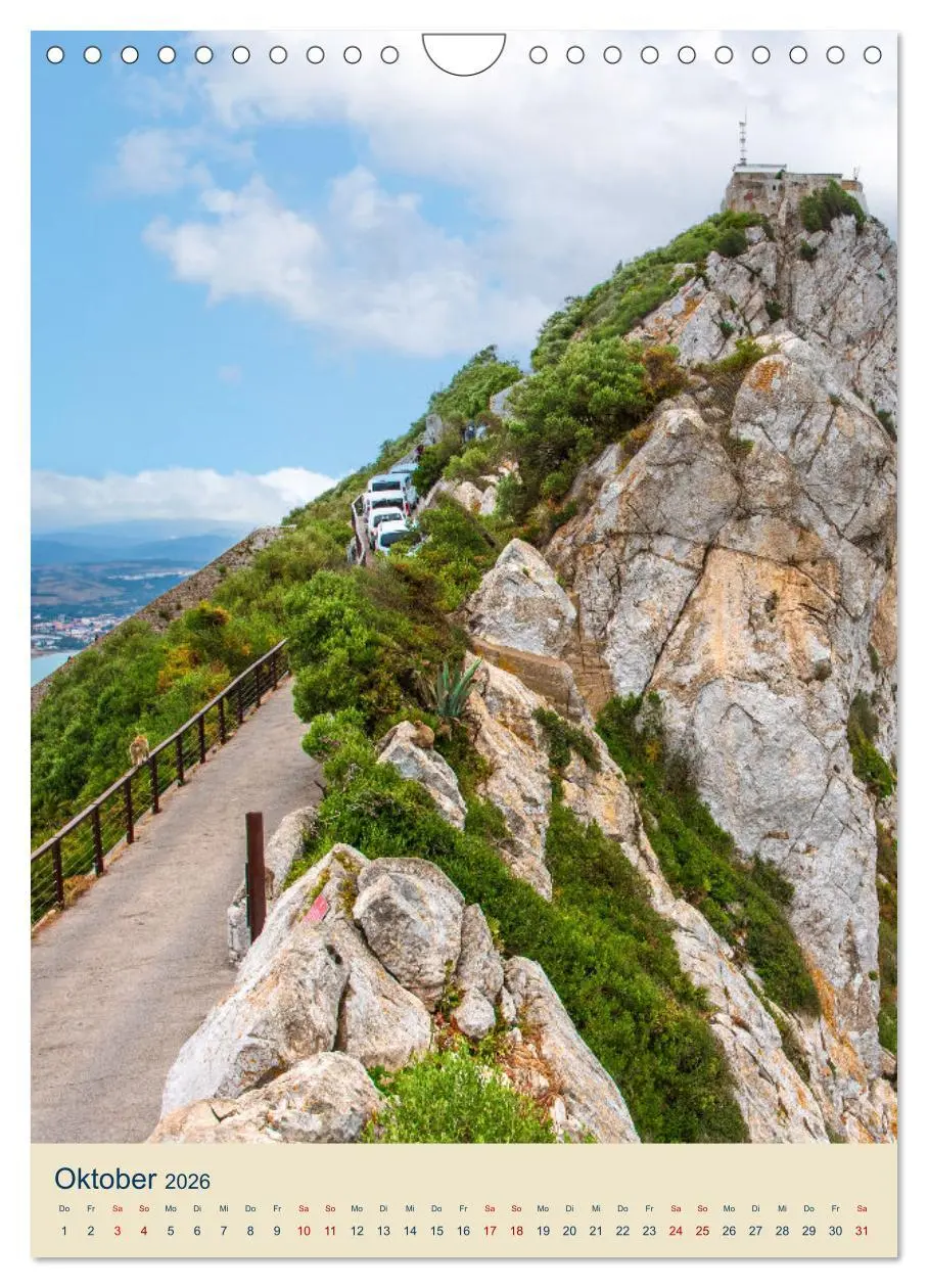 Bild: 9783516304886 | Gibraltar - Die Heimat der Berberaffen auf dem Rock (Wandkalender...