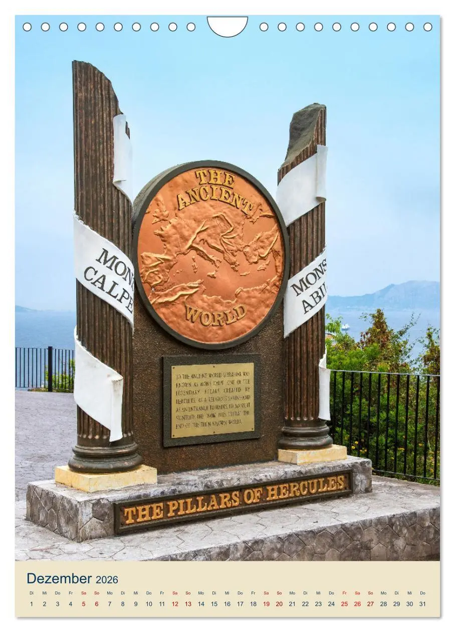 Bild: 9783516304886 | Gibraltar - Die Heimat der Berberaffen auf dem Rock (Wandkalender...