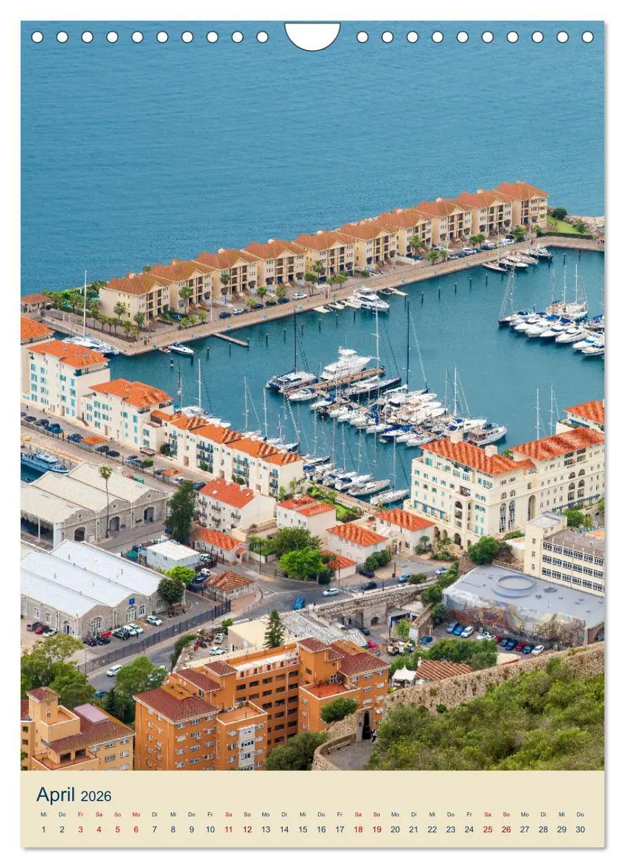 Bild: 9783516304886 | Gibraltar - Die Heimat der Berberaffen auf dem Rock (Wandkalender...