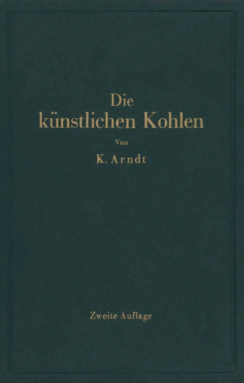 Cover: 9783642894886 | Die künstlichen Kohlen für elektrische Öfen, Elektrolyse und...