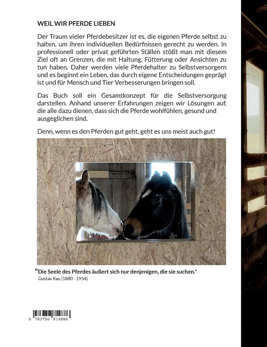 Rückseite: 9783756814886 | Die Abäppler | Ein Leitfaden zu selbstbestimmter Pferdehaltung | Buch