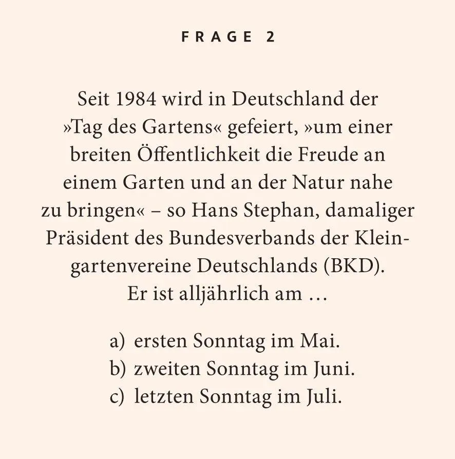 Bild: 9783899784886 | Garten-Quiz | 100 Fragen und Antworten | Birgit Poppe | Taschenbuch
