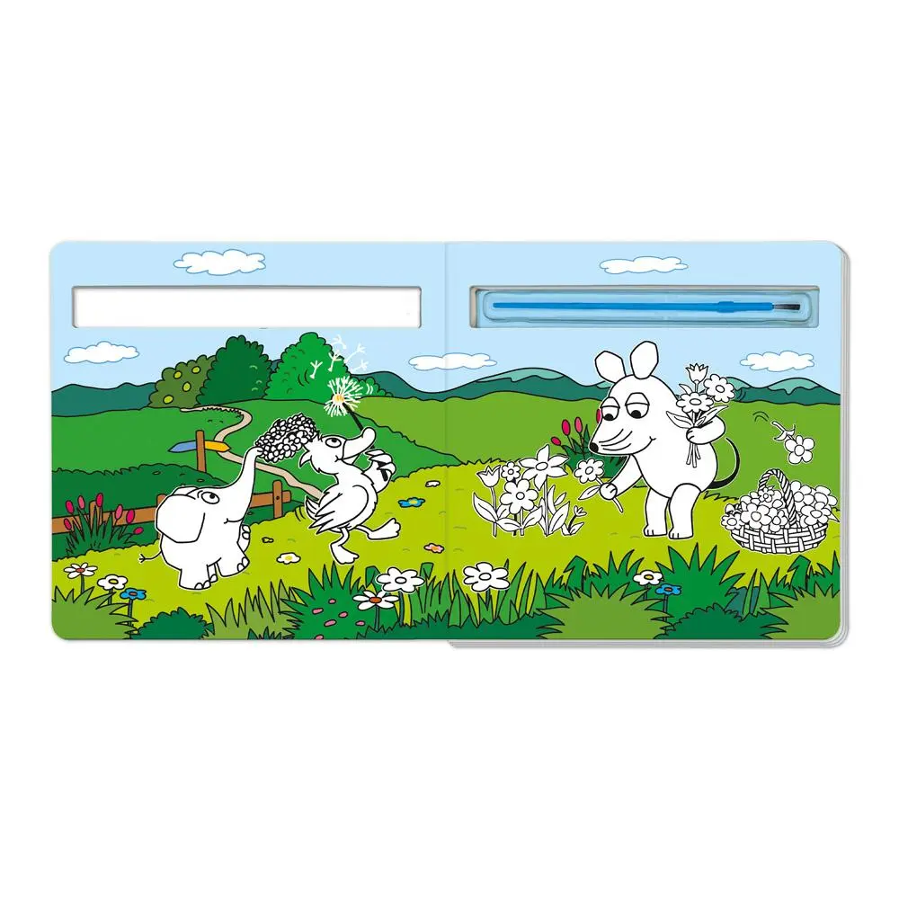 Bild: 9783988024886 | Trötsch Die Maus Malbuch mit Pinsel Mein erstes Zaubermalbuch | KG