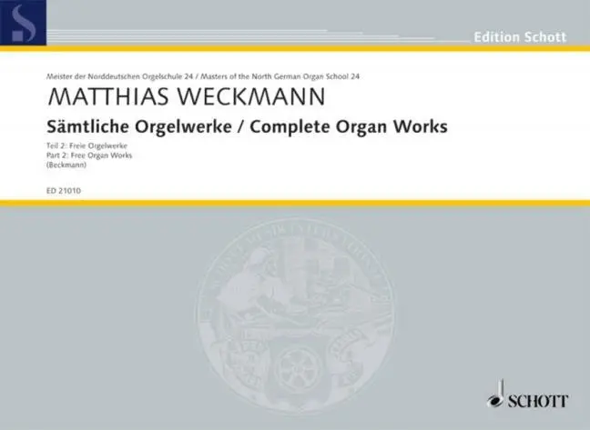 Cover: 9790001174886 | Sämtliche Orgelwerke | Matthias Weckmann | Buch | 60 S. | Deutsch