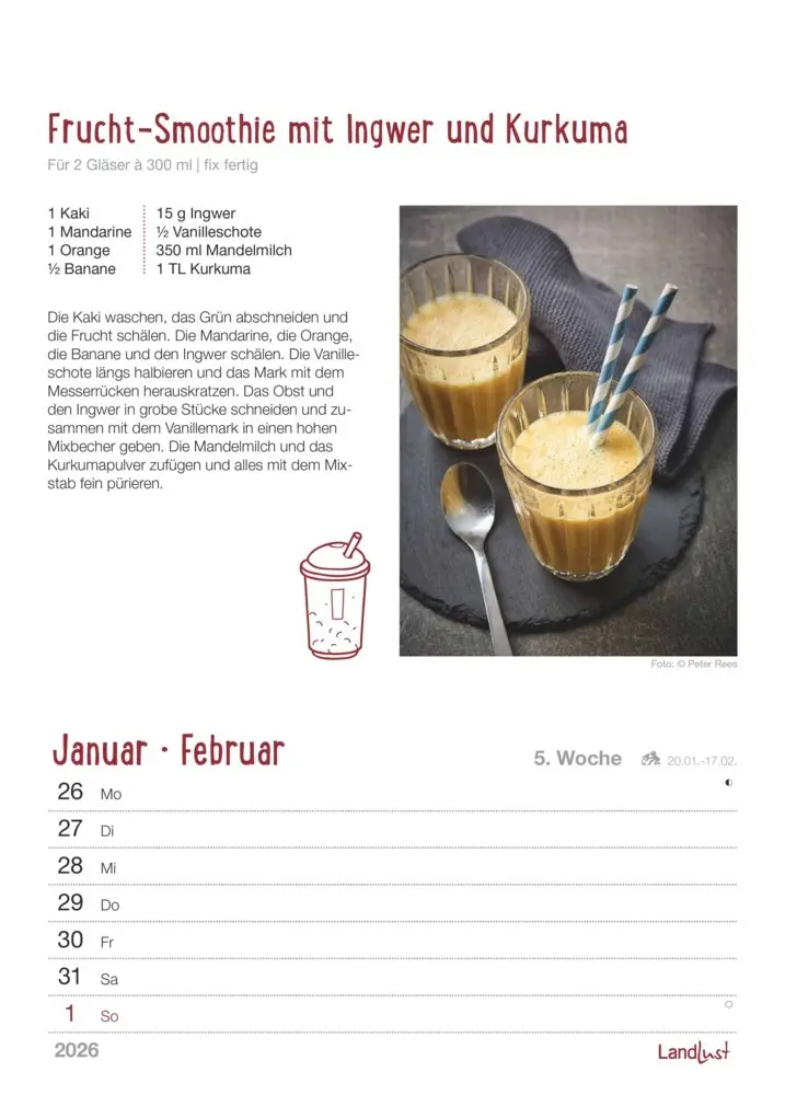 Bild: 4069095004986 | Landlust - Einfach hausgemacht 2026 - Bild-Wandkalender 17×23 cm...