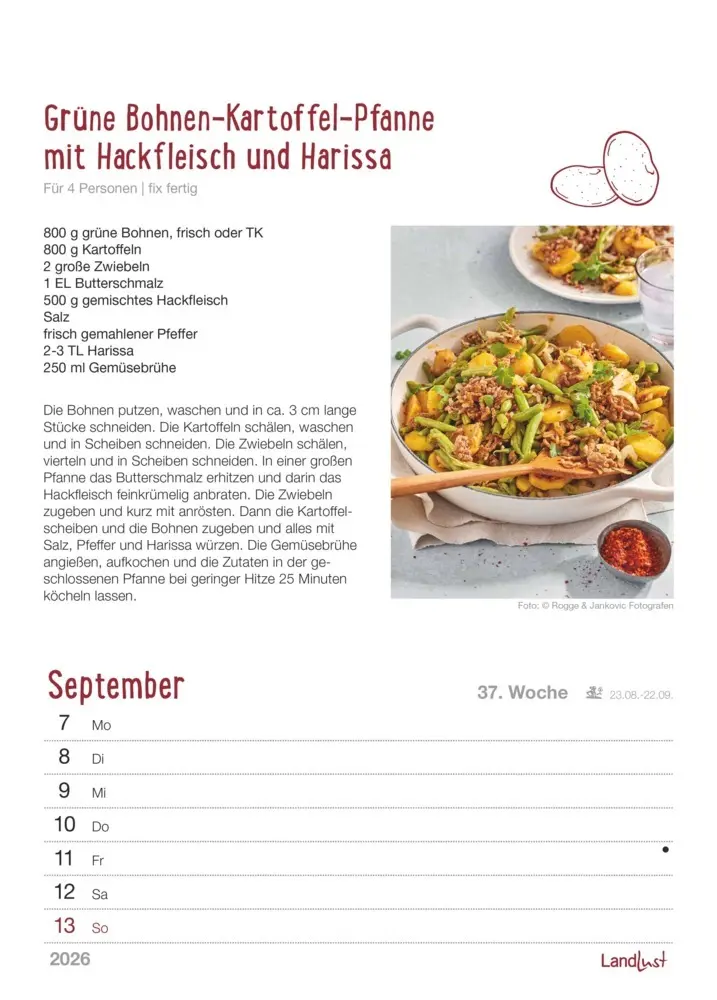 Bild: 4069095004986 | Landlust - Einfach hausgemacht 2026 - Bild-Wandkalender 17×23 cm...
