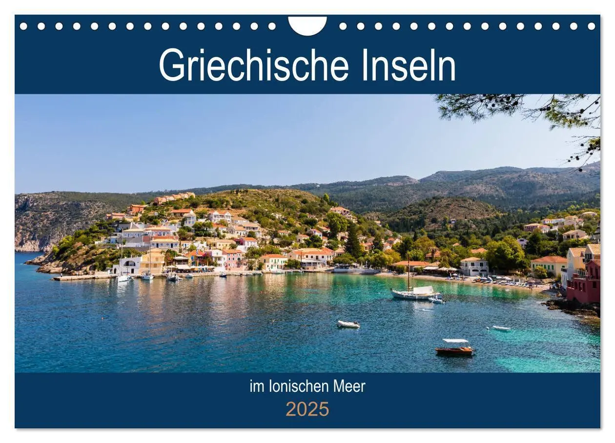 Cover: 9783435284986 | Griechische Inseln im Ionischen Meer (Wandkalender 2025 DIN A4...