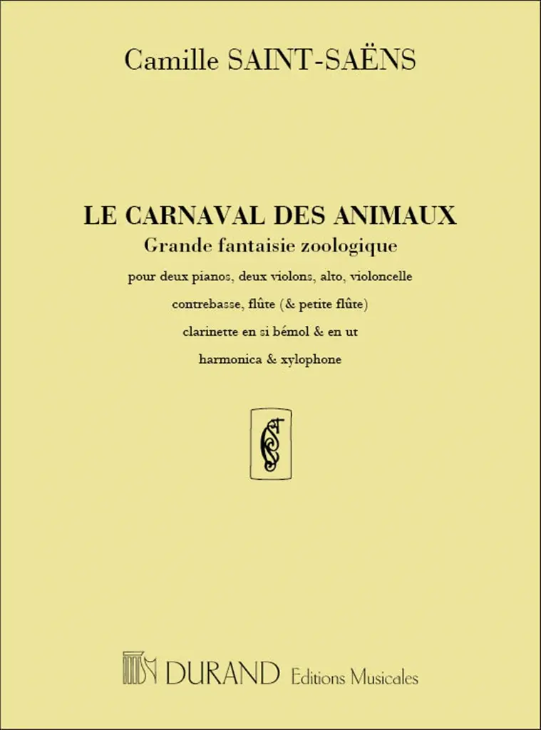 Cover: 9790044044986 | Le Carnaval des Animaux | Grande Fantaisie Zoologique | Partitur