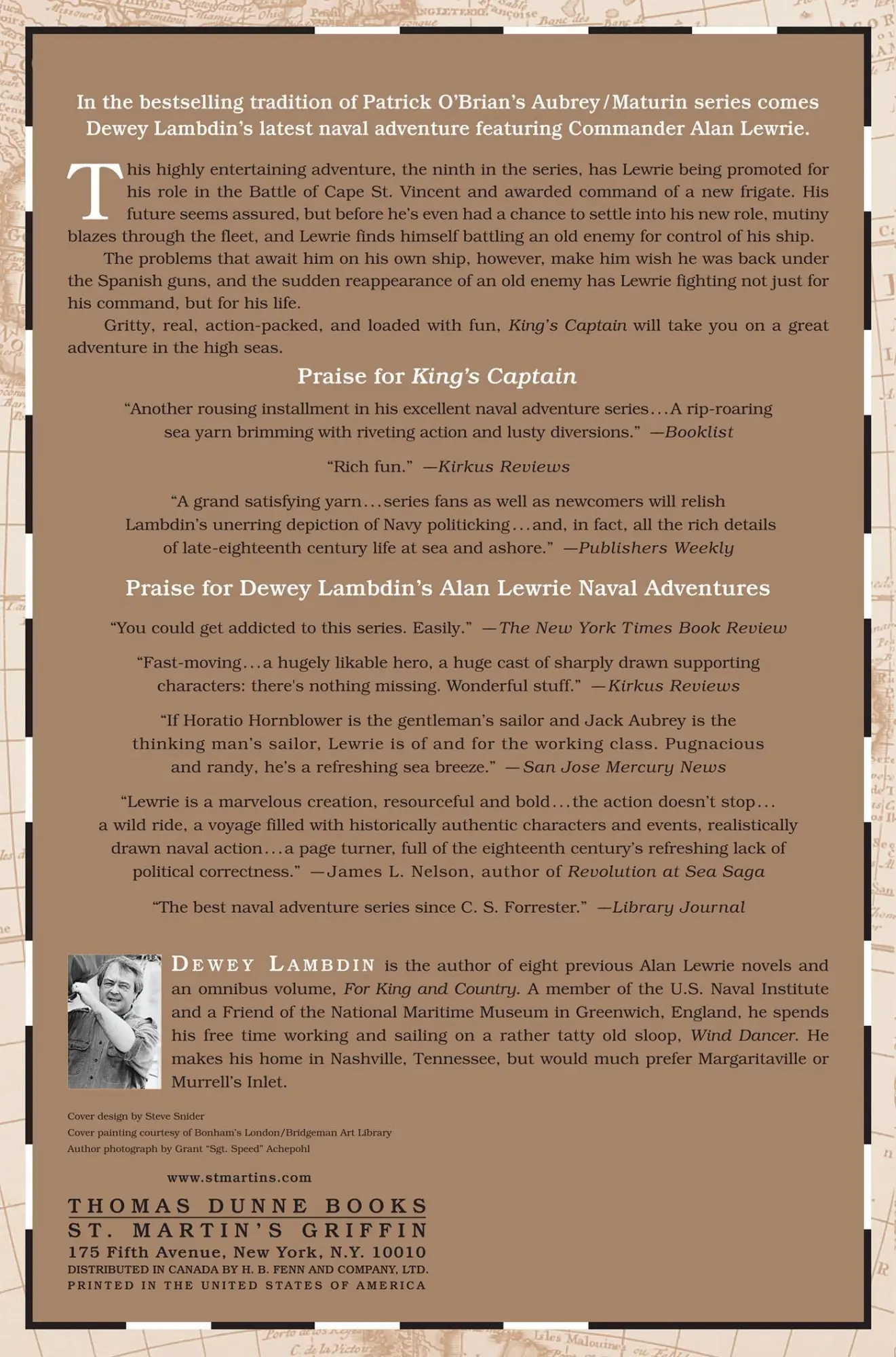 Rückseite: 9780312305086 | King's Captain | An Alan Lewrie Naval Adventure | Dewey Lambdin | Buch