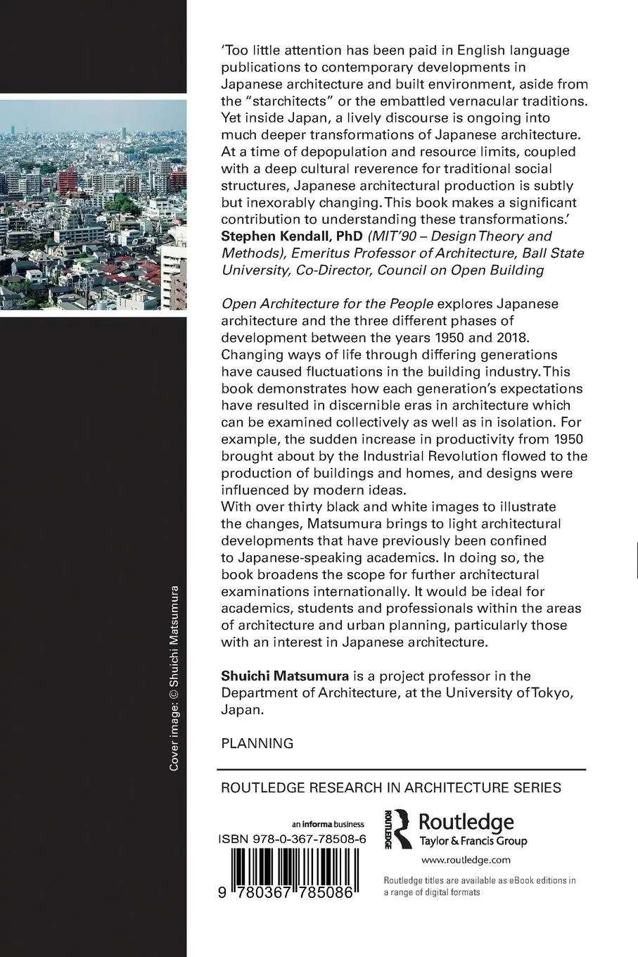 Rückseite: 9780367785086 | Open Architecture for the People | Shuichi Matsumura | Taschenbuch