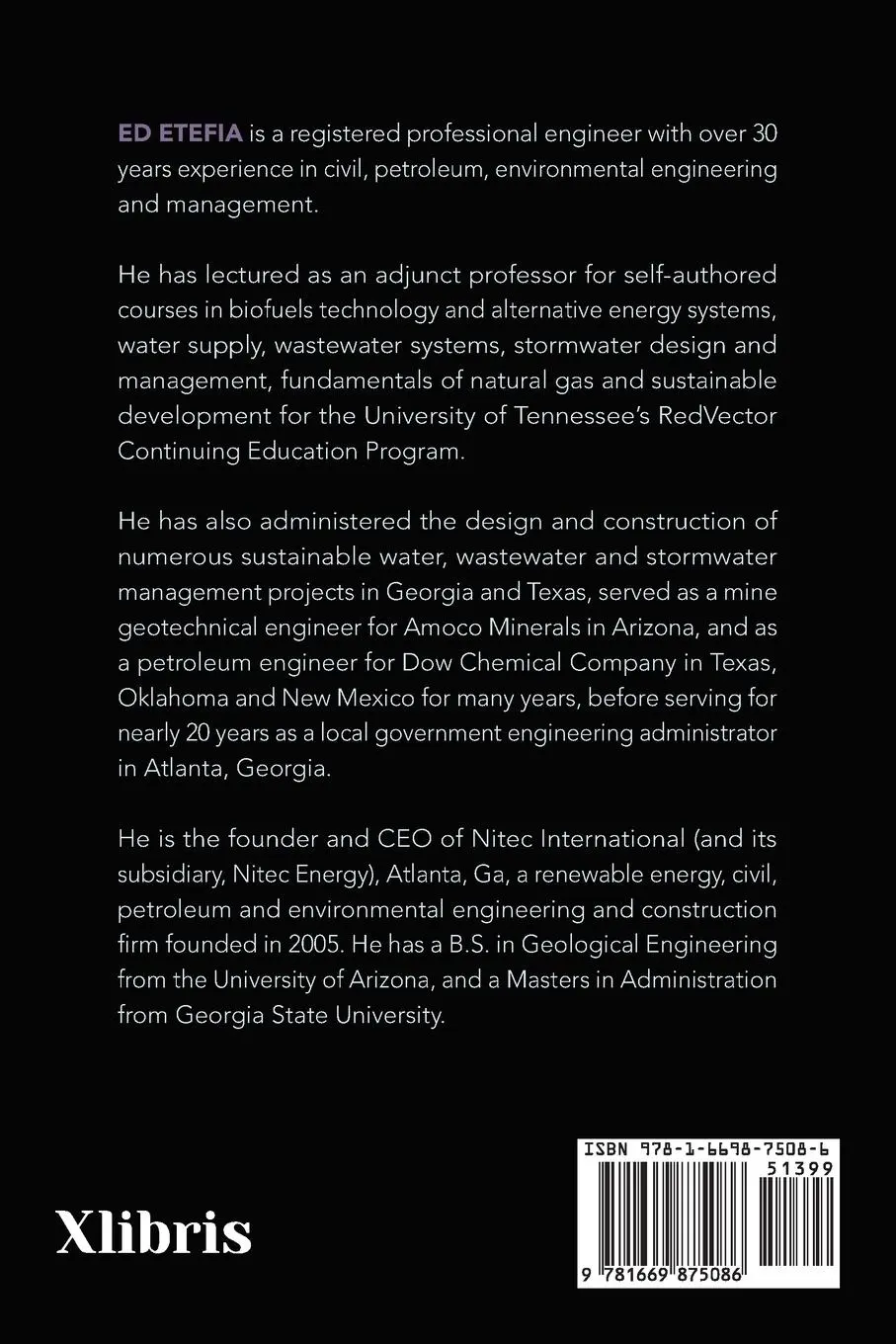 Rückseite: 9781669875086 | Fundamentals of Natural Gas | Ed Etefia P. E. | Taschenbuch | Englisch
