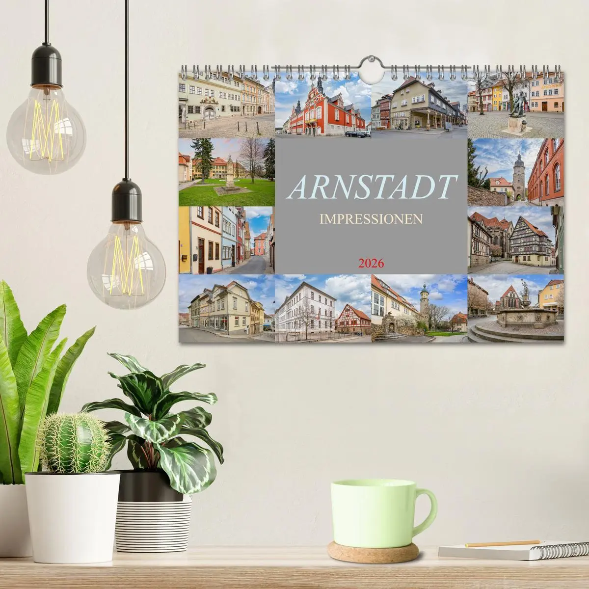 Bild: 9783457335086 | Arnstadt Impressionen (Wandkalender 2026 DIN A4 quer), CALVENDO...