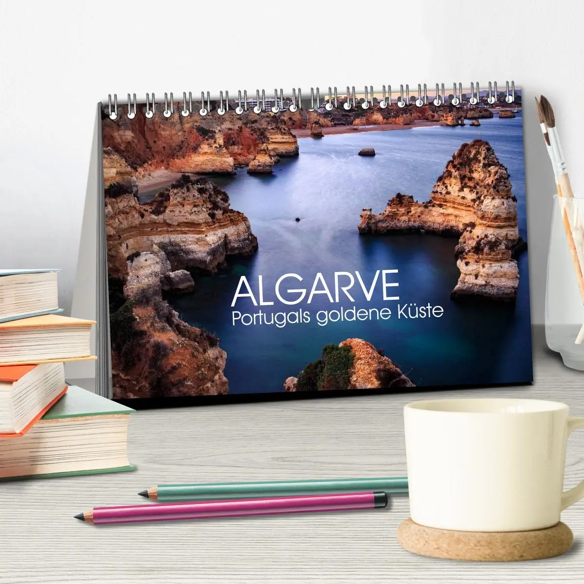 Bild: 9783457955086 | Algarve - Portugals goldene Küste (Tischkalender 2026 DIN A5 quer),...