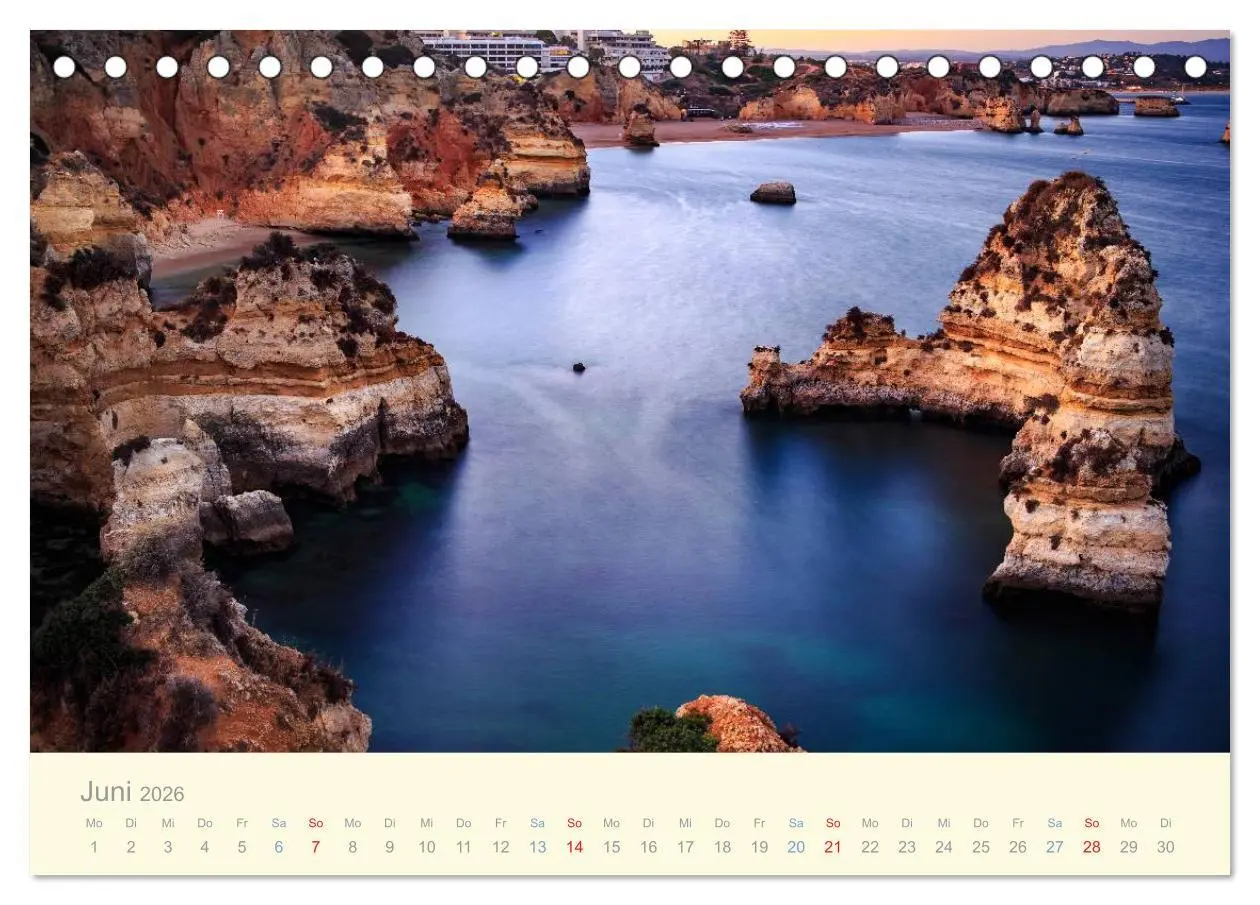 Bild: 9783457955086 | Algarve - Portugals goldene Küste (Tischkalender 2026 DIN A5 quer),...