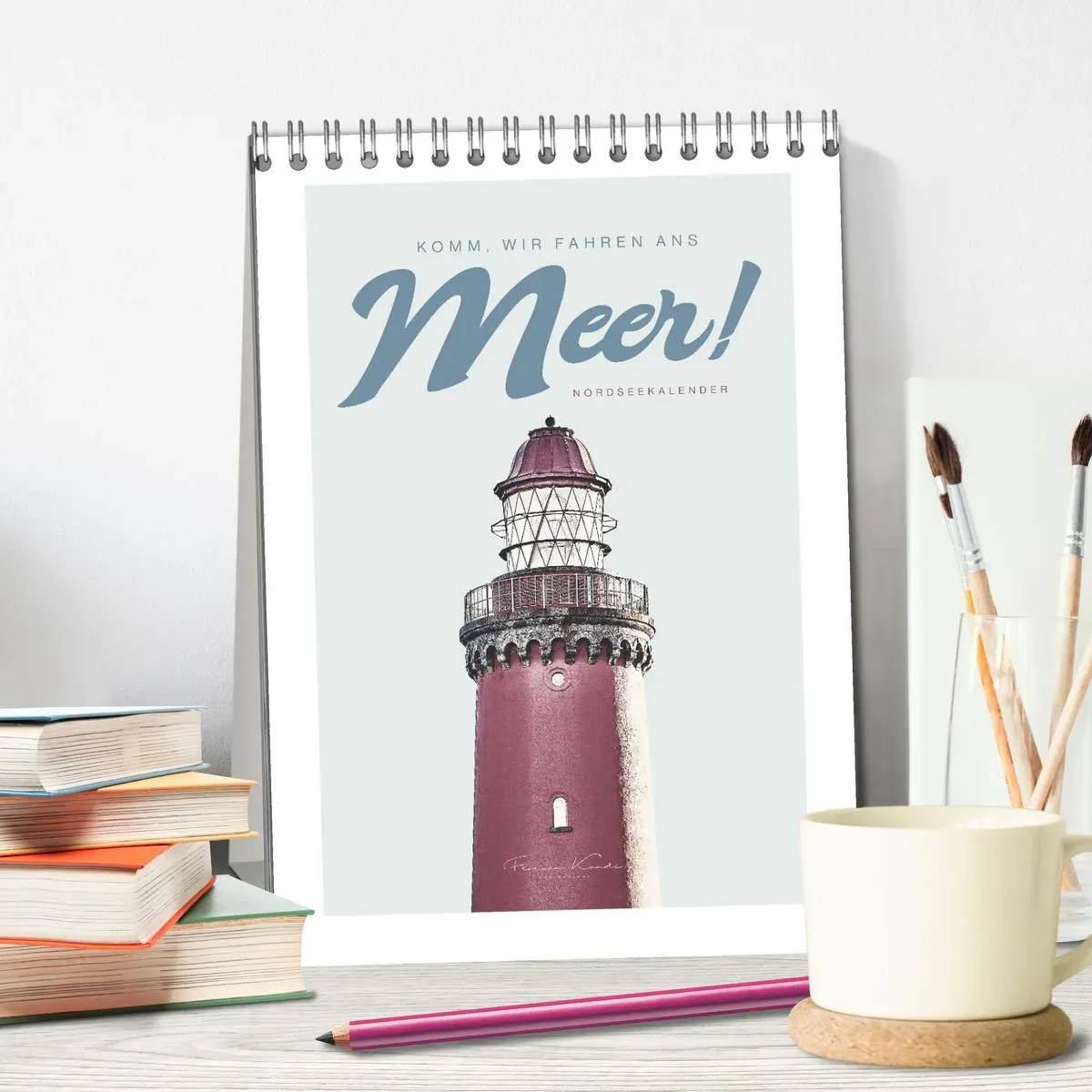 Bild: 9783516355086 | Komm, wir fahren ans Meer! (Tischkalender 2026 DIN A5 hoch),...