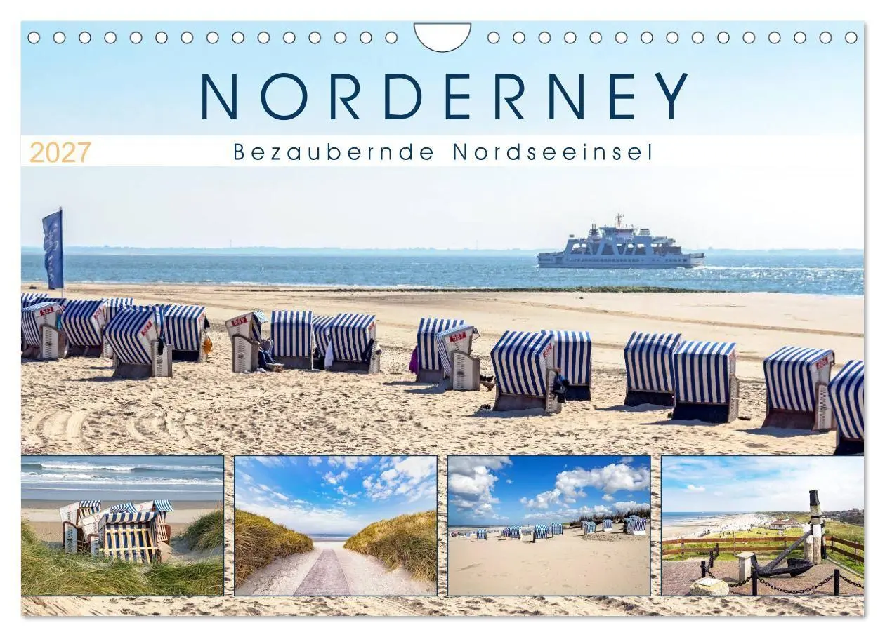 Cover: 9783569685086 | NORDERNEY Bezaubernde Nordseeinsel (Wandkalender 2027 DIN A4 quer),...