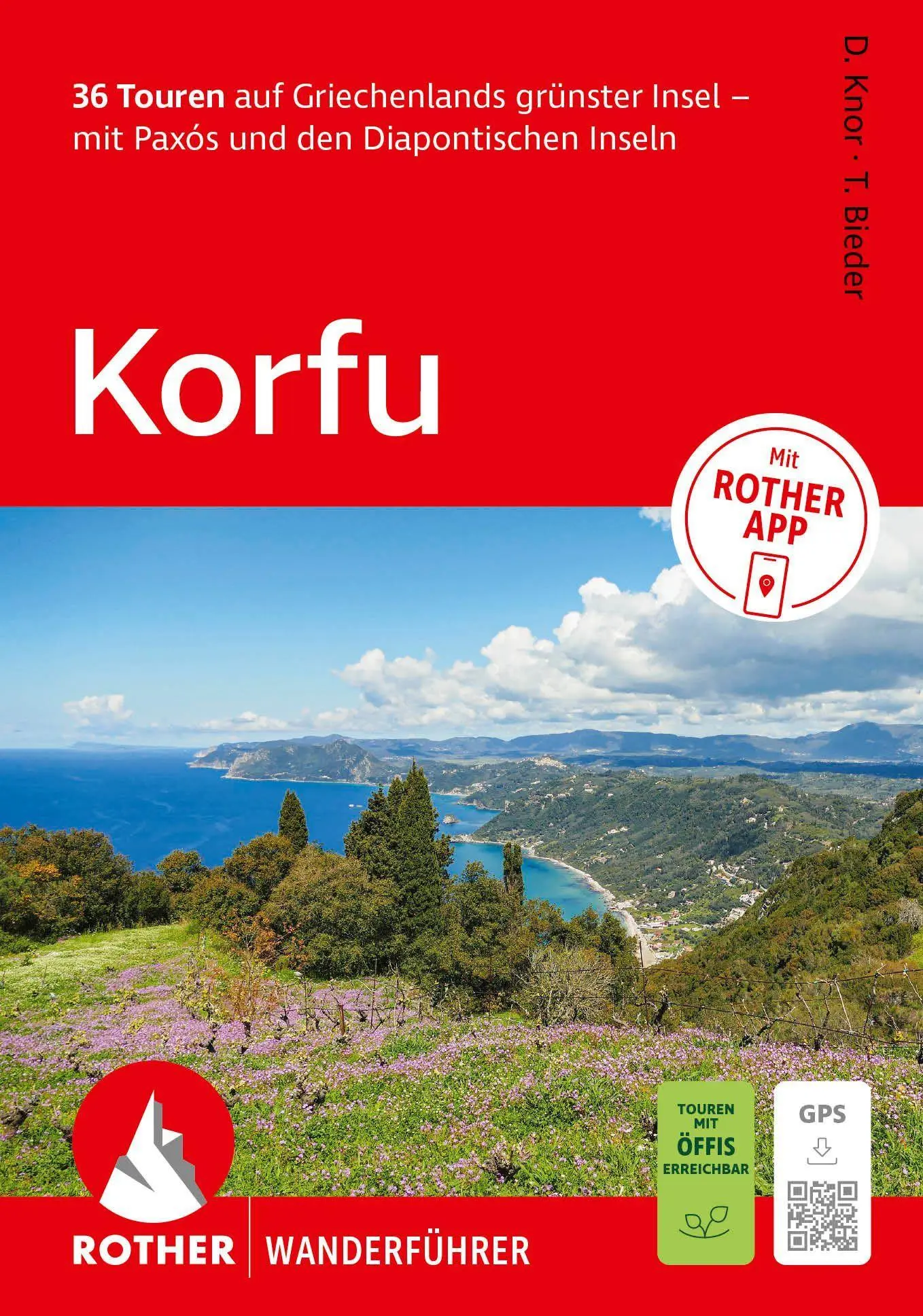 Cover: 9783763315086 | ROTHER Wanderführer Korfu. 36 Touren auf Griechenlands grünster...