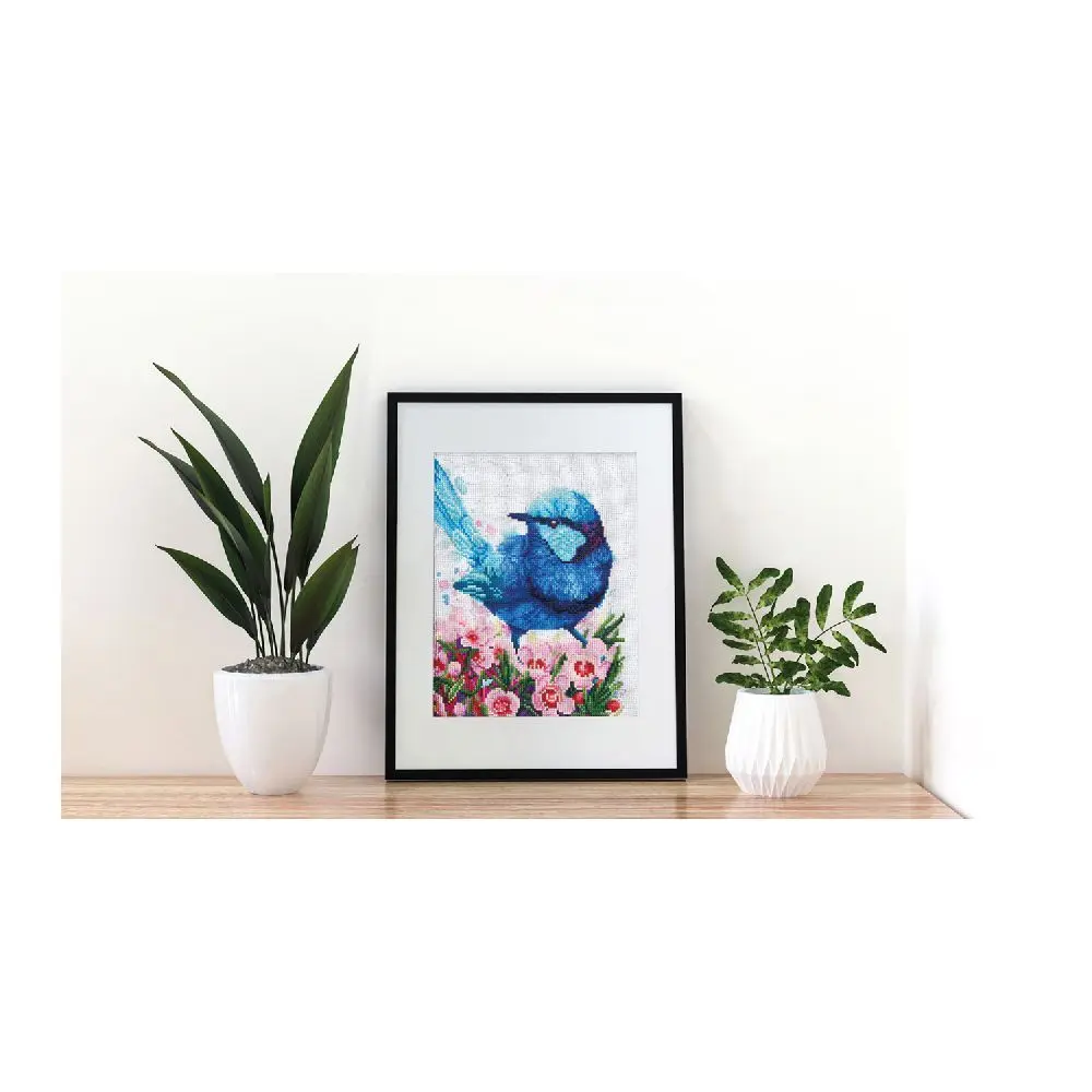 Bild: 4895225925186 | DIAMOND DOTZ - Diamond Painting Feenzaunkönig | Kit (Bastelset) | 2024