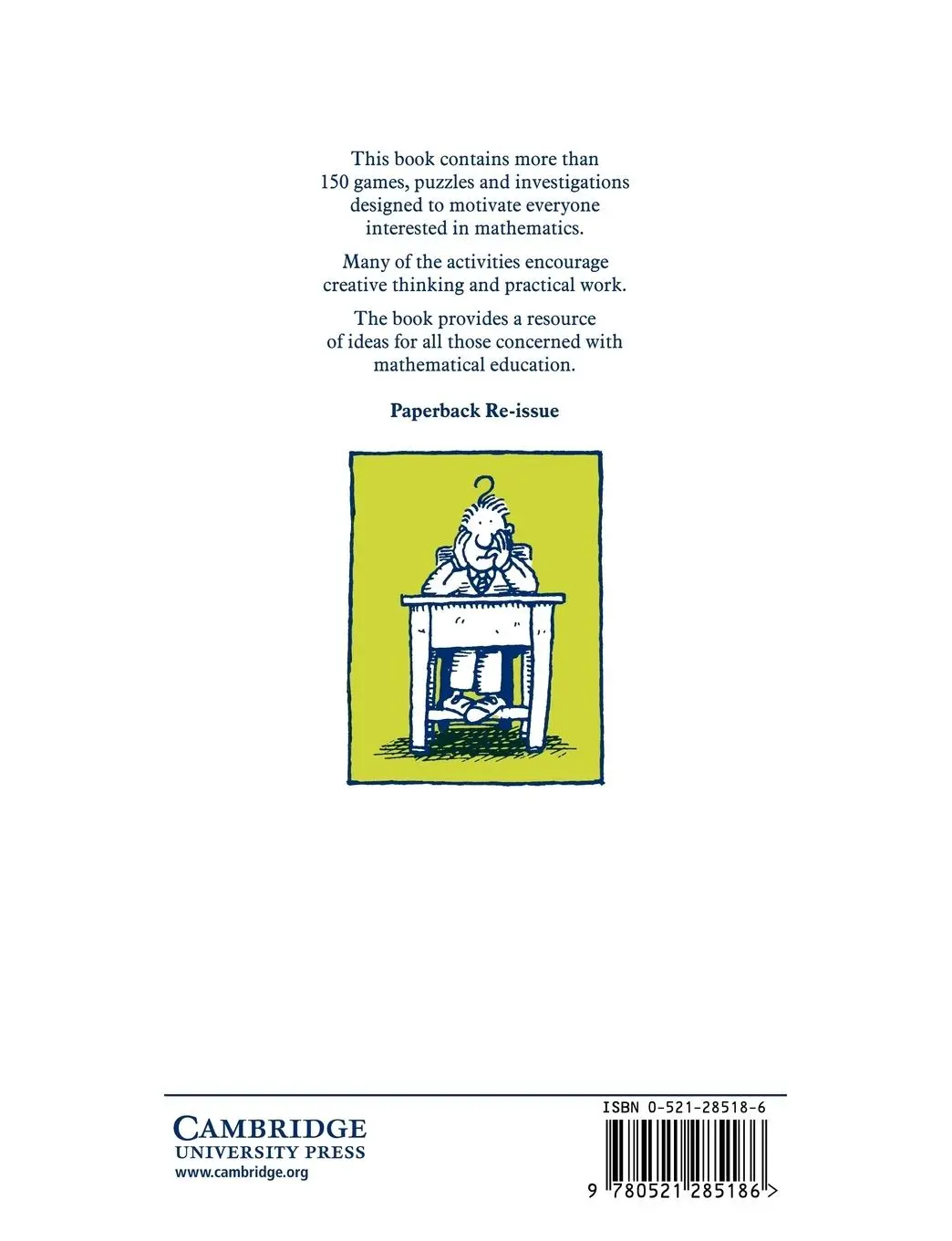 Rückseite: 9780521285186 | Mathematical Activities | Brian Bolt | Taschenbuch | Englisch | 1982