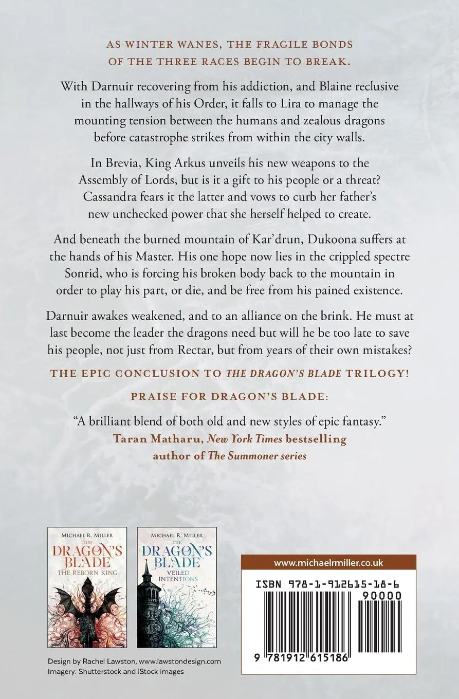 Rückseite: 9781912615186 | The Dragon's Blade | The Last Guardian | Michael R. Miller | Buch
