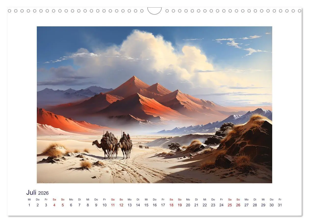 Bild: 9783457495186 | Die Karawane zieht weiter (Wandkalender 2026 DIN A3 quer), CALVENDO...