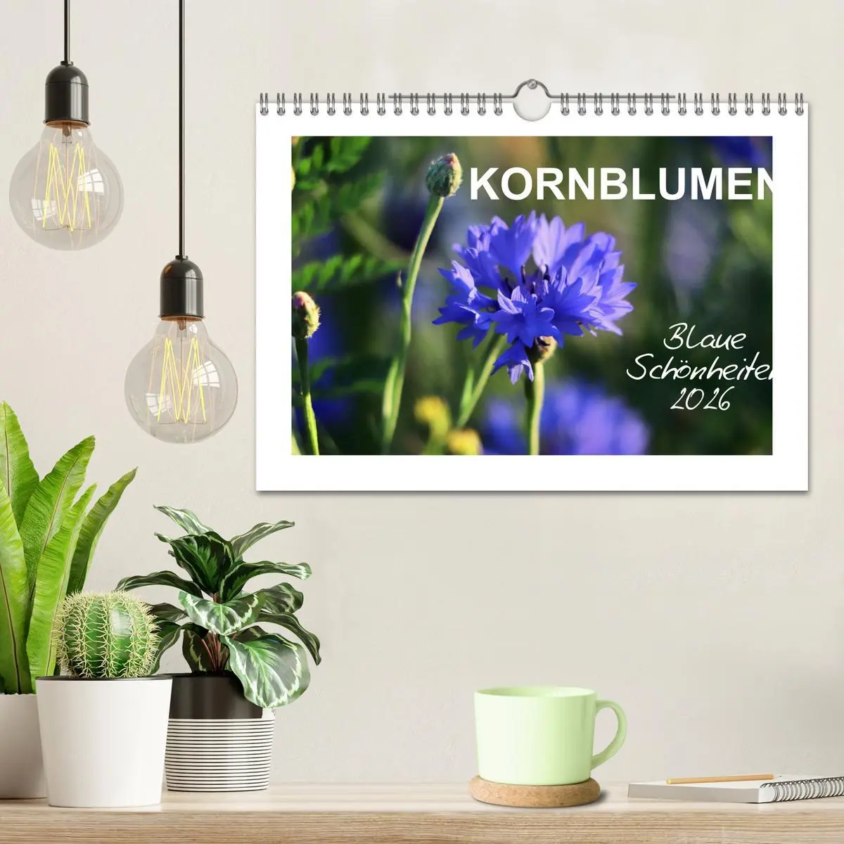 Bild: 9783457875186 | Kornblumen - Blaue Schönheiten (Wandkalender 2026 DIN A4 quer),...