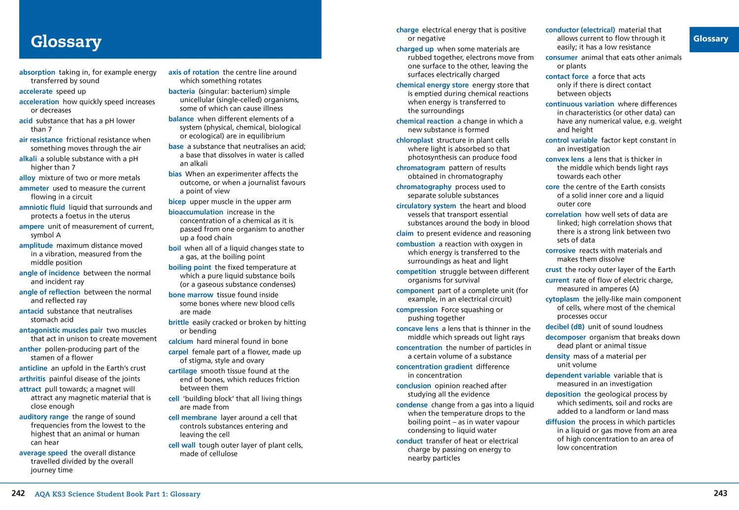 Bild: 9780008215286 | Aqa Ks3 Science - Aqa Ks3 Science Student Book Part 1 | Collins | Buch