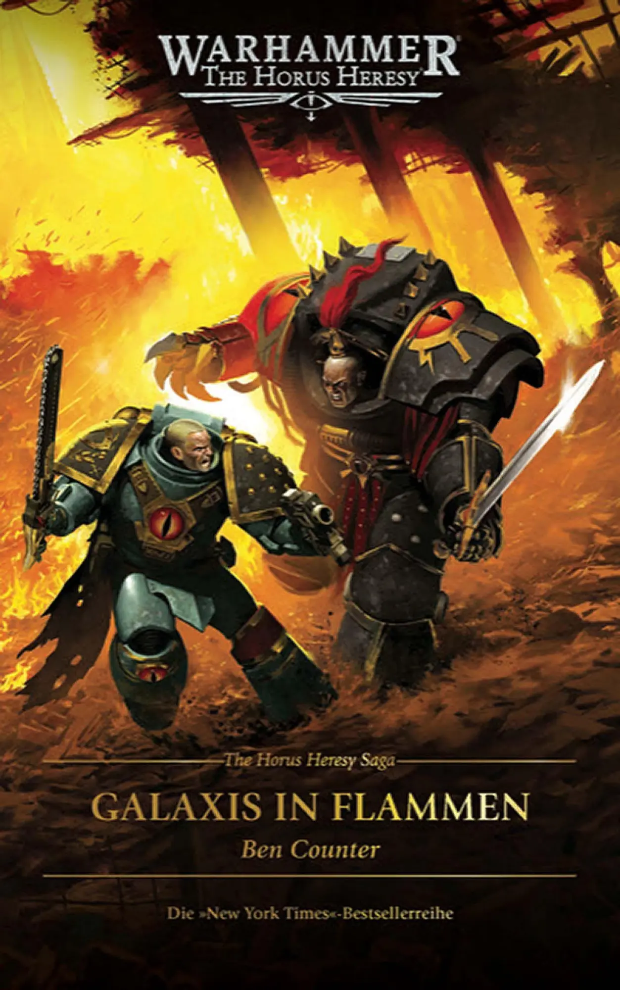 Cover: 9781836095286 | The Horus Heresy Saga - Galaxis in Flammen | Ben Counter | Taschenbuch
