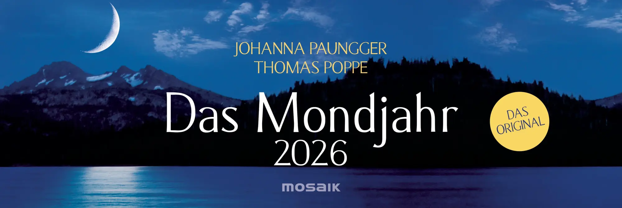Cover: 9783442395286 | Das Mondjahr 2026 - Wochenkalender | Das Original | Paungger (u. a.)