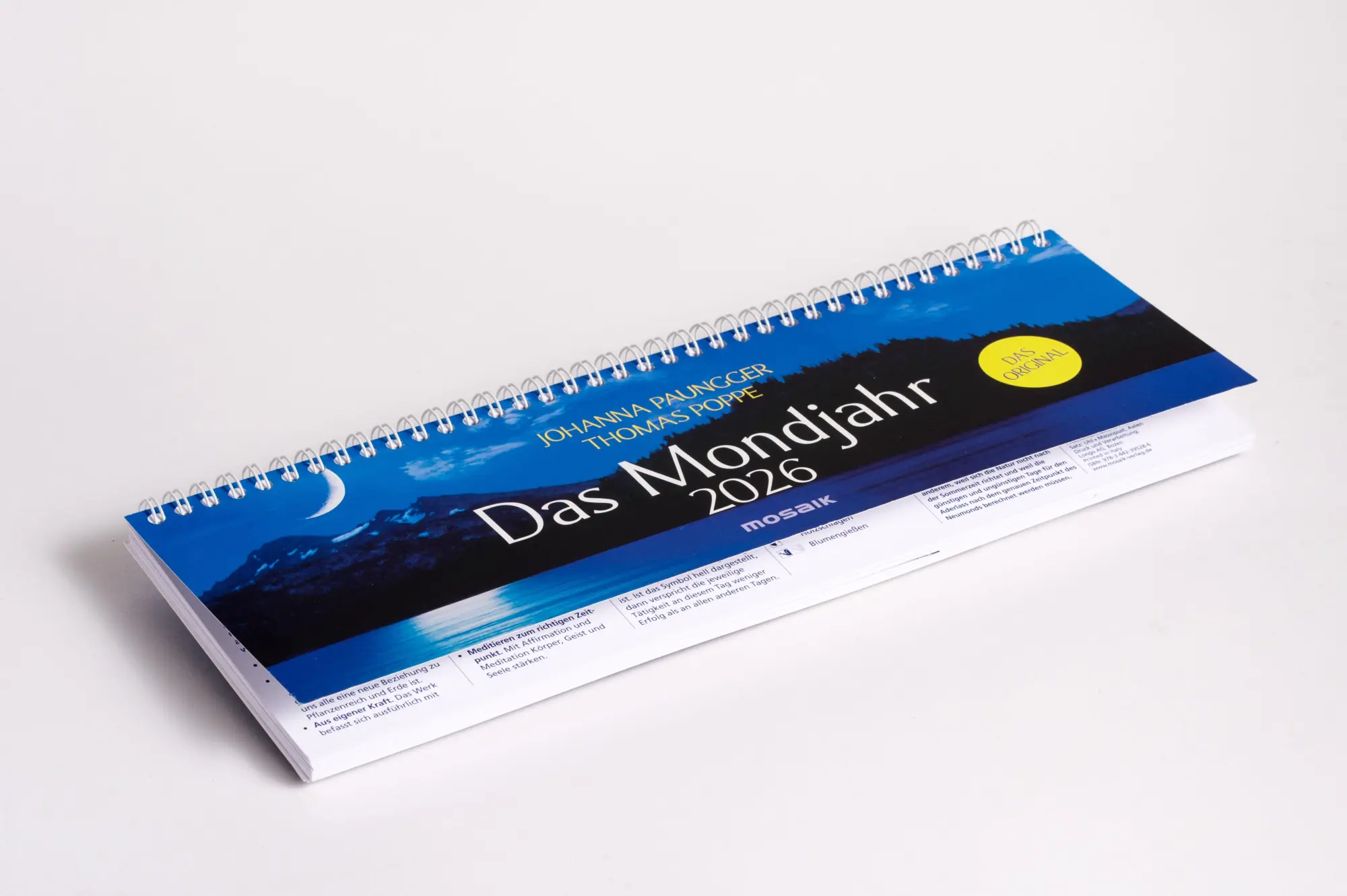 Bild: 9783442395286 | Das Mondjahr 2026 - Wochenkalender | Das Original | Paungger (u. a.)