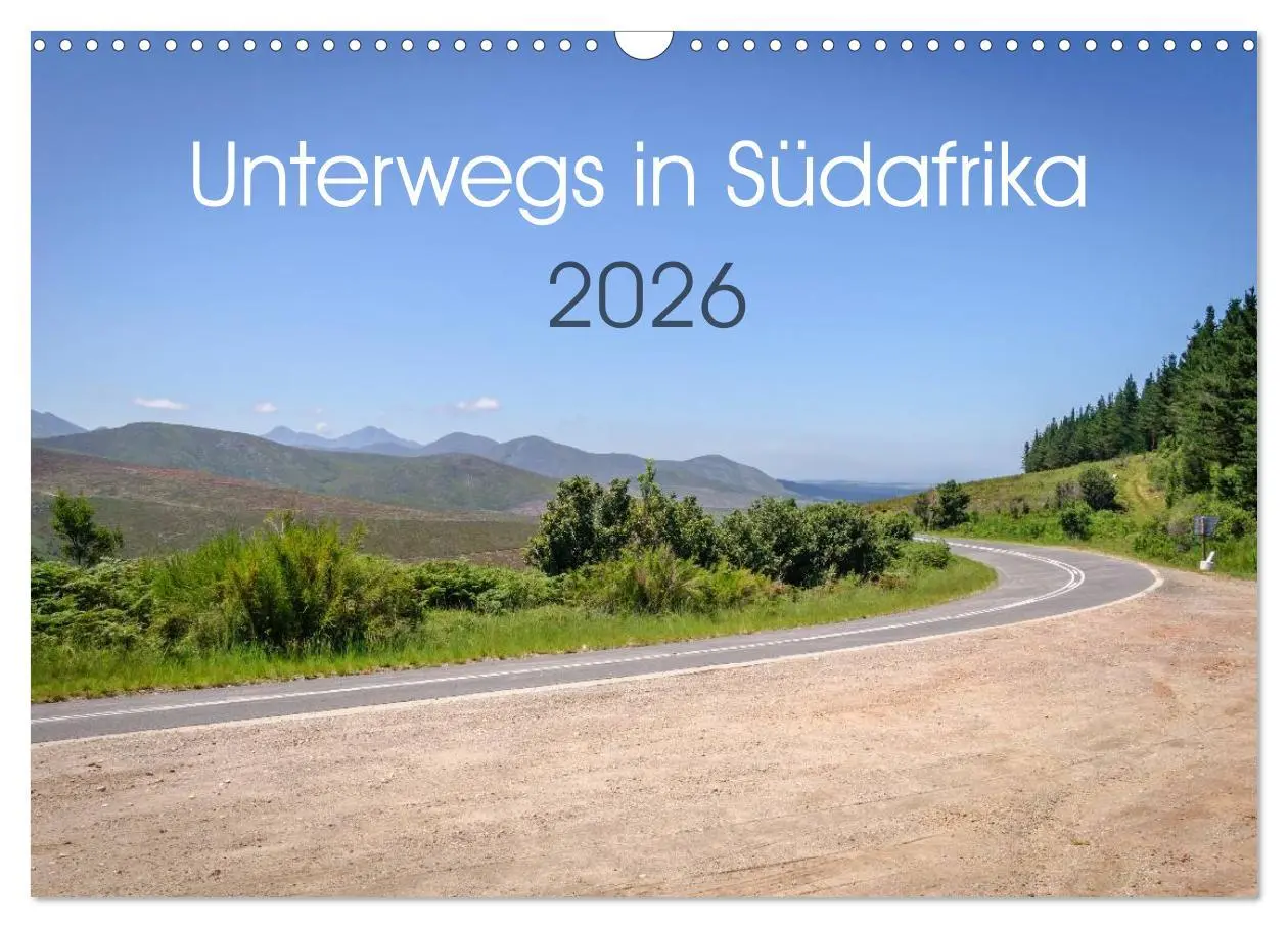 Cover: 9783516025286 | Unterwegs in Südafrika 2026 (Wandkalender 2026 DIN A3 quer),...
