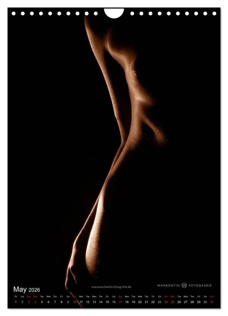 Bild: 9783516575286 | bodyparts (Wall Calendar 2026 DIN A4 portrait), CALVENDO 12 Month...