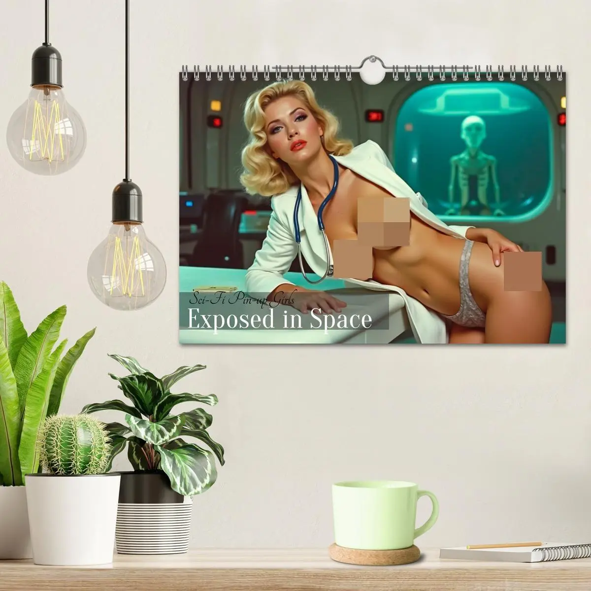 Bild: 9783516645286 | Sci-Fi Pin-up Girls - Exposed in Space (Wandkalender 2026 DIN A4...