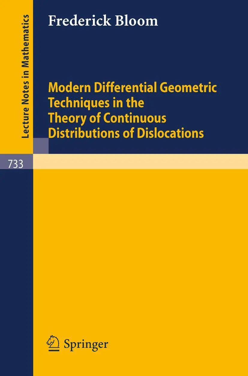 Cover: 9783540095286 | Modern Differential Geometric Techniques in the Theory of...