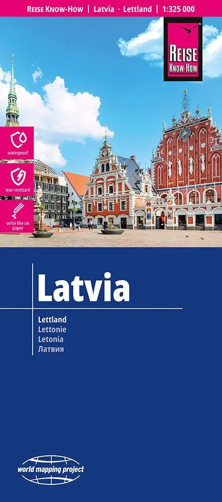 Cover: 9783831775286 | Reise Know-How Lettland Latvia (1:325.000) | (Land-)Karte | 2 S.