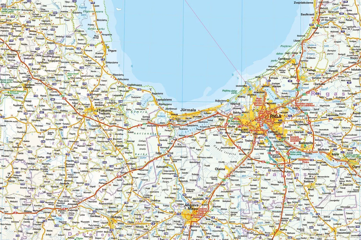 Bild: 9783831775286 | Reise Know-How Lettland Latvia (1:325.000) | (Land-)Karte | 2 S.
